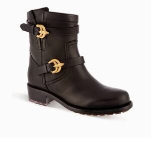 Valentino Black Animalia Serpent Booties 5.5us